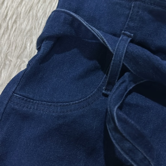 Blue denim stretchy decent conservative skirt size medium - Picture 3 of 8